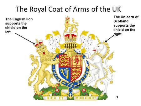 The Royal Coat of Arms of the UK