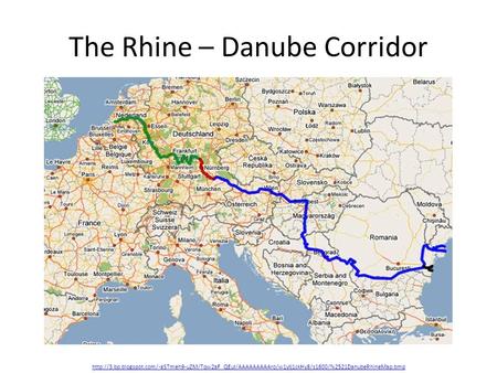 The Rhine – Danube Corridor