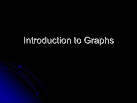 Introduction to Graphs. Dependent variable is on the vertical axis (Y) Dependent variable is on the vertical axis (Y) Independent variable is on the horizontal.