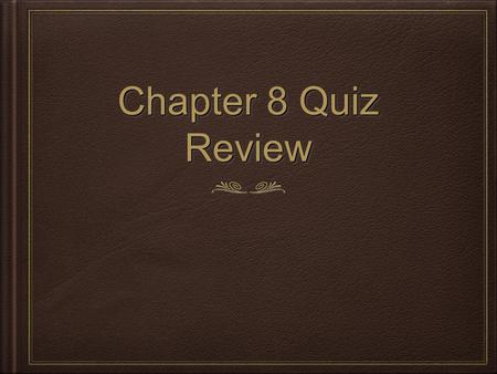 Chapter 8 Quiz Review. What act established the structure of the federal court system and became the first bill ever introduced in the Senate?