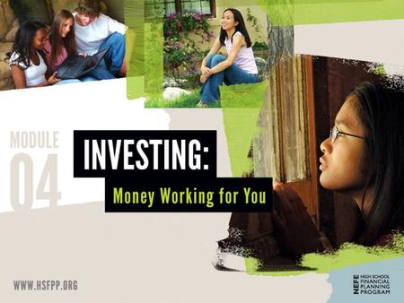 Put Savings to Work SELECT SAVINGS OPTIONS THAT WORK FOR YOU.