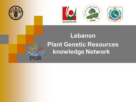 Lebanon Plant Genetic Resources knowledge Network.