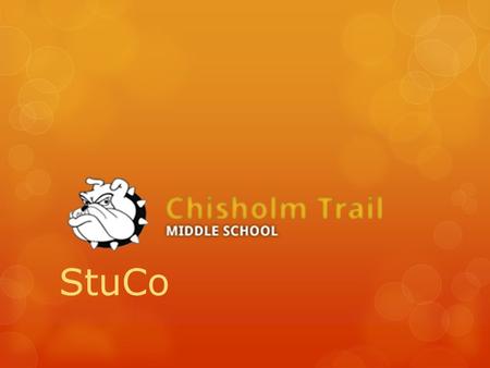 StuCo. Co-Sponsors  Mrs. Gomez C115  Mrs. Allen G103  Appointed Post  Assistant to the Co-Sponsors- Austin Scott.