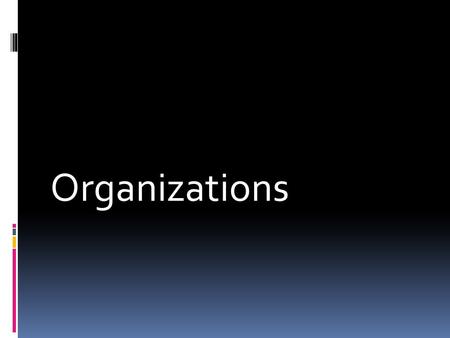 Organizations. OSHA  O ccupational S afety and H ealth A dministration  With the Occupational Safety and Health Act of 1970, Congress created the Occupational.