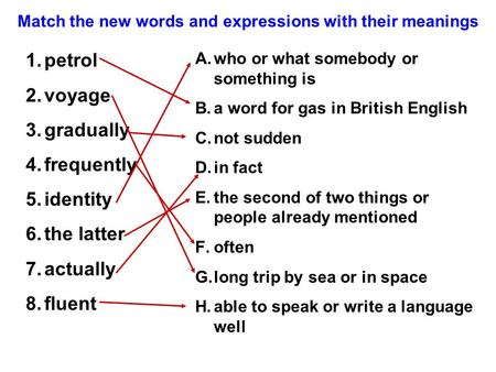 petrol voyage gradually frequently identity the latter actually fluent