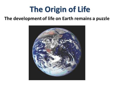 Earth was very different billions of years ago 1. The most widely accepted hypothesis is the nebula hypothesis. The solar system formed by a condensing.