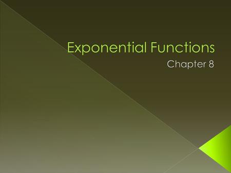 MM2A2. Students will explore exponential functions.  a. Extend properties of exponents to include all integer exponents.