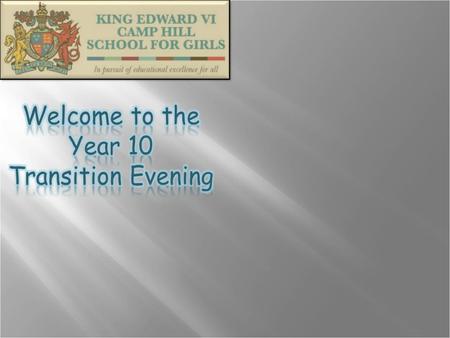 Ms Dent Deputy Headteacher Mrs Parker Hall KS4 Co-ordinator Mr M Brown Head of Yr10 Pastoral Support for your Daughter Form Tutors 10V Mrs Neal & Mr Rigby.