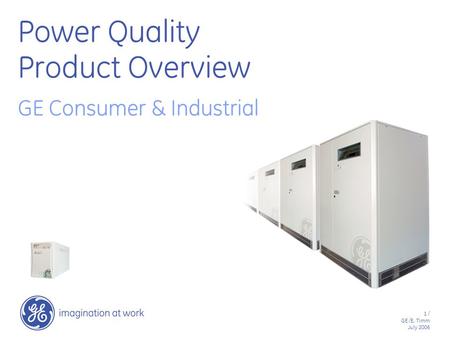 Power Quality Product Overview