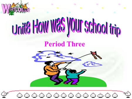 Period Three Make up a story. Each student adds a sentence. Model: Last week I visited my aunt’s house. She lives in California. The weather was beautiful.