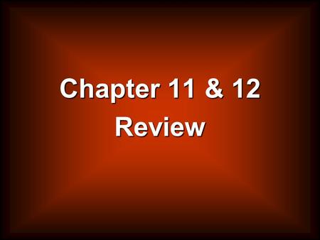 Chapter 11 & 12 Review. What is a lobbyist? A person paid to represent the particular interests of a group.