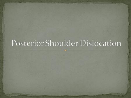 A 25yo male complains of shoulder pain after falling forward on his outstretched hand after leaving a club. On exam, he holds his right arm internally.