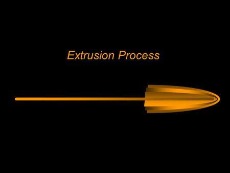 Extrusion Process.