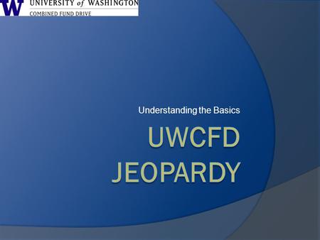 Understanding the Basics. How to Play  Choose a category (for example, “Numbers”)  Choose a point level (for example, “200”)  The facilitator will.