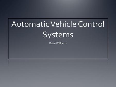 Description Rail-like system that cars would ride along Communication between cars would allow for maximum flow of cars while minimizing accidents Cars.