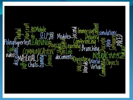 The Types of Tools that can be integrated into teaching and student learning.