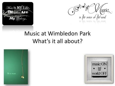 Music at Wimbledon Park What’s it all about?. RHYTHM GRID – WARM UP XO X OOX XO.