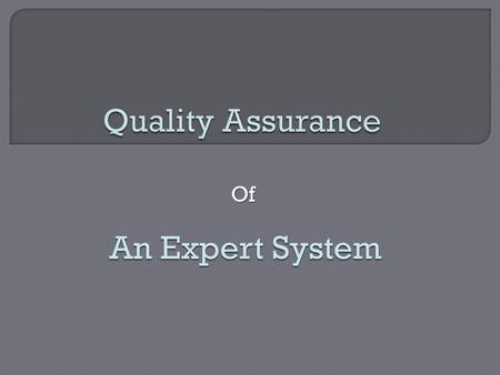 Of An Expert System.  Introduction  What is AI?  Intelligent in Human & Machine? What is Expert System? How are Expert System used? Elements of ES.