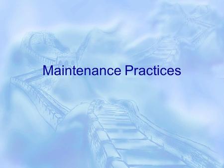 Maintenance Practices. Goal  Automate the necessary DBA chores to put organizations on the path of having healthier, consistent and more trustworthy.