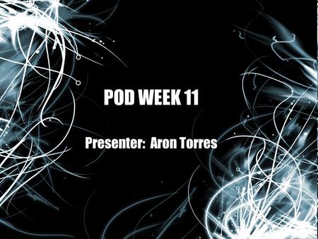 POD WEEK 11 Presenter: Aron Torres. THE PROBLEM Mrs. Reyes has two baking mixes. Mixture A is 30% sugar, 15% cinnamon, and the rest flour. Mixture B is.