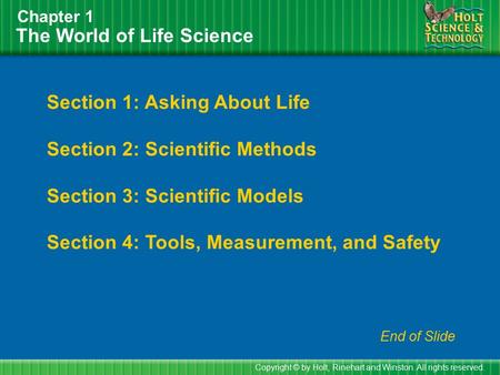 The World of Life Science