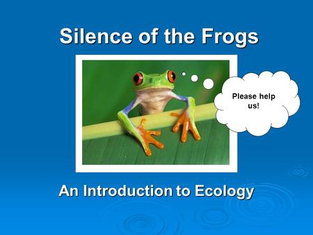 An Introduction to Ecology