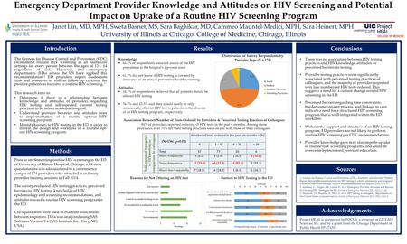 Janet Lin, MD, MPH, Sweta Basnet, MS, Sara Baghikar, MD, Cammeo Mauntel-Medici, MPH, Sara Heinert, MPH University of Illinois at Chicago, College of Medicine,