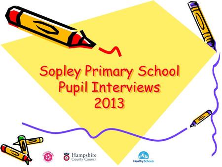 Sopley Primary School Pupil Interviews 2013. Contents Pupil Interviews Key Points.