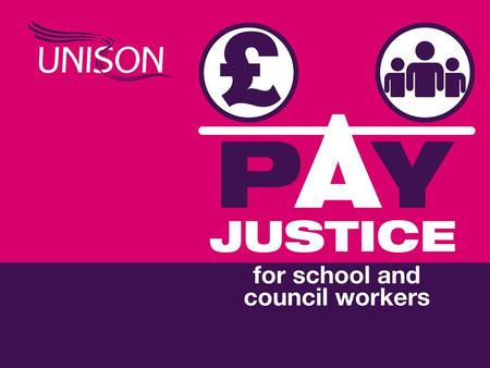 Background: Our pay claim… Deletion of all local pay points which fall below the REAL UK Living Wage A flat rate increase of £1 per hour on all other.