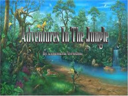 Chapter One On one sunny and peaceful day Christina was looking through her bedroom window at the dark traces of the jungle which reminded her of her.