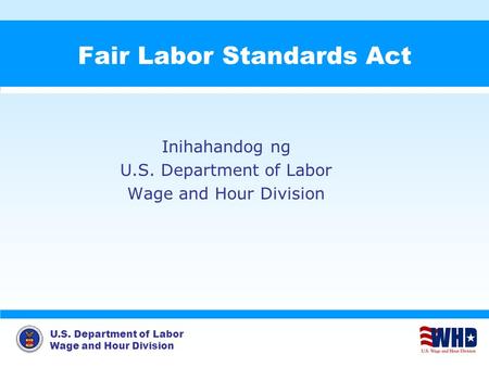 Fair Labor Standards Act