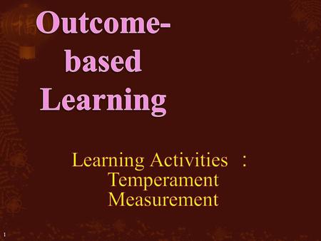 1.  This is an activity developed by Barbara Levin (MERLOT).MERLOT  The author states, “The point of learning about different personality types and.