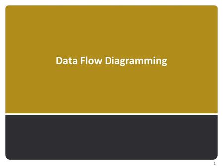 Data Flow Diagramming 1. Used to represent processes that:  … capture, manipulate, store, & distribute data  … between a system & its environment 