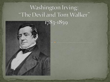 Named after George Washington He was the first American writer to achieve international recognition.