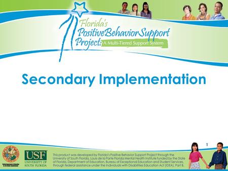 1 Secondary Implementation. 2 Agenda Why High Schools? What We Did? What We Learned? –Strategies by Critical Element –Tools for Implementation.