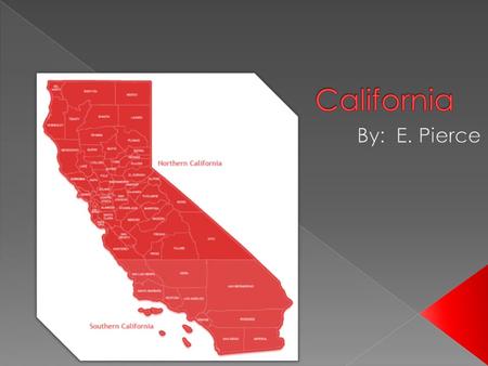  California is located in the Southwest part of the United States.  California is ranked the 3 rd largest state, with a total area of 163,696 square.