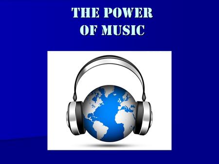 The Power Of Music. Methodology O Our project was focusing on the power of music and the mind over the body and focusing on if certain types of music.