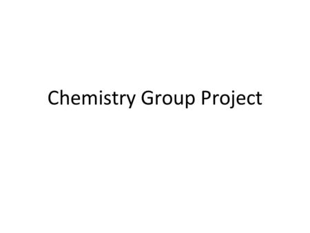 Chemistry Group Project. Salts : Calcium Carbonate Calcium carbonate is an important chemical compound made up of one atom of calcium bonded to one atom.