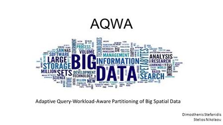 AQWA Adaptive Query-Workload-Aware Partitioning of Big Spatial Data Dimosthenis Stefanidis Stelios Nikolaou.