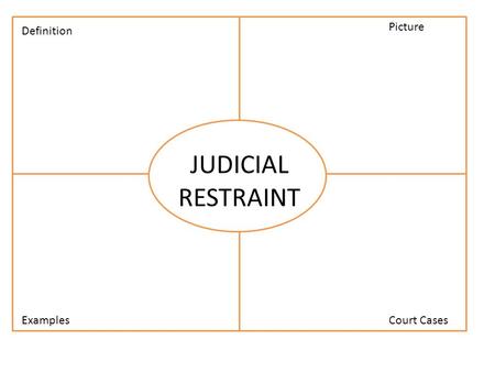 JUDICIAL RESTRAINT Definition Examples Picture Court Cases.