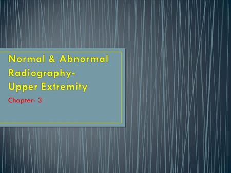 Chapter- 3.  Student must recall structural features / landmarks in different images of Shoulder joint & Upper Limb.  Student must Distinguish between.