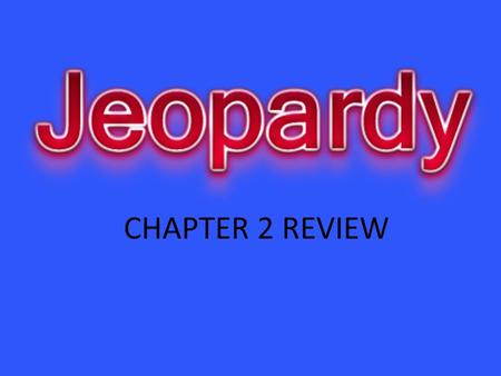 CHAPTER 2 REVIEW. COMBINING LIKE TERMS DISTRIBUTIVE PROPERTY INTEGERS ADDING & SUB. INTEGERS MULT. & DIVIDING EQUATIONS 10 20 30 40 50.