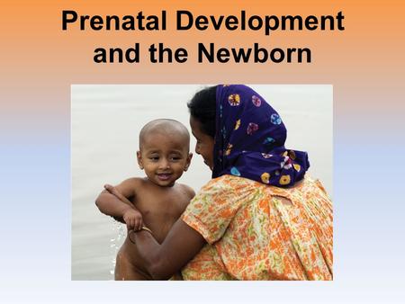 Prenatal Development and the Newborn. Conception Of the 200 million or so sperm that are released, relatively few make it to the egg. Digestive enzymes.