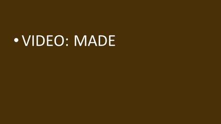 VIDEO: MADE. REVELATION 4:11 THOU ART WORTHY, O LORD, TO RECEIVE GLORY AND HONOUR AND POWER: FOR THOU HAST CREATED ALL THINGS, AND FOR THY PLEASURE.