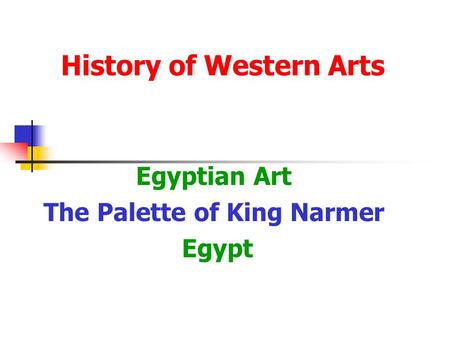 History of Western Arts