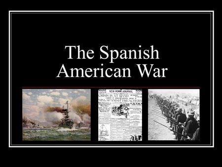 The Spanish American War. 1895: Cuban Independence Movement In 1895, Cubans revolted against Spanish colonial rule. In response, the Spanish army gathered.