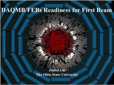 1J. Gu CERN CSC Meeting July 2008 DAQMB/FEBs Readiness for First Beam Jianui Gu The Ohio State University.