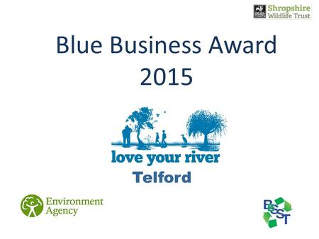 Telford Blue Business Award 2015. Water Quality.