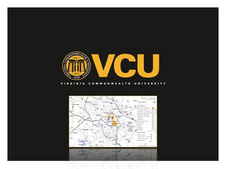 VCU’s Partnership Map Council for Community Engagement January 2016.