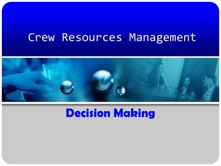 Crew Resources Management